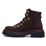 Hush Puppies Womens Robyn Hiker Boot CHOCOLATE