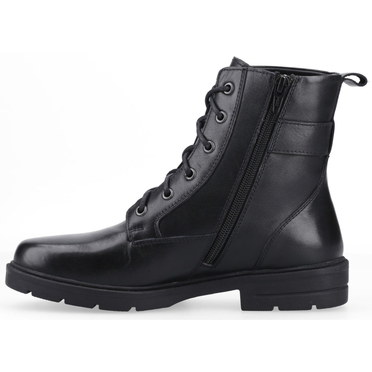 Hush Puppies Womens Teagan Biker Boot BLACK