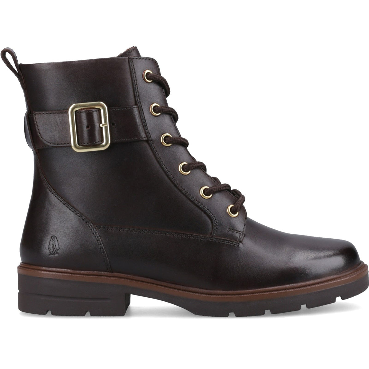 Hush Puppies Womens Teagan Biker Boot BROWN
