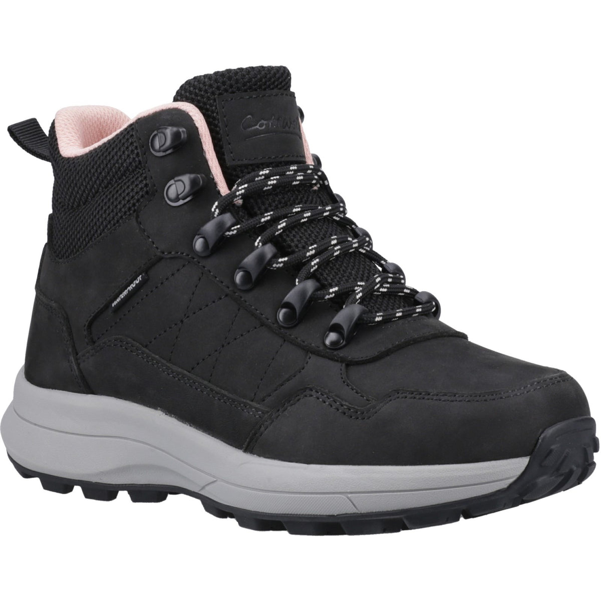 Cotswold Womens Oddington Ladies Nubuck Black