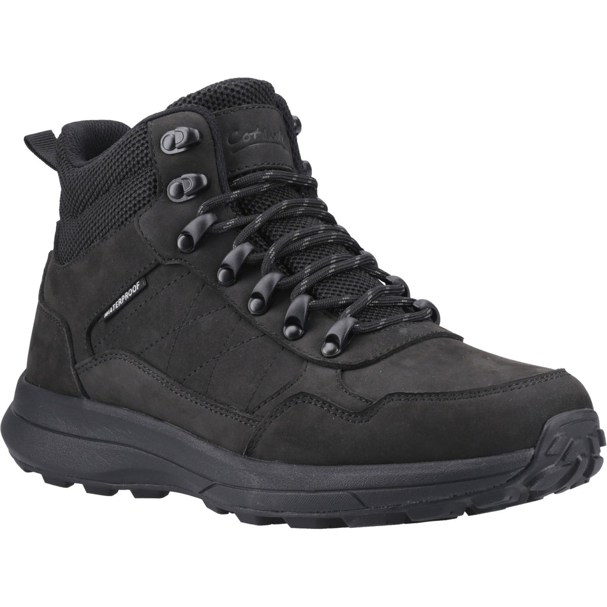 Cotswold Mens Oddington Mens Nubuck Black