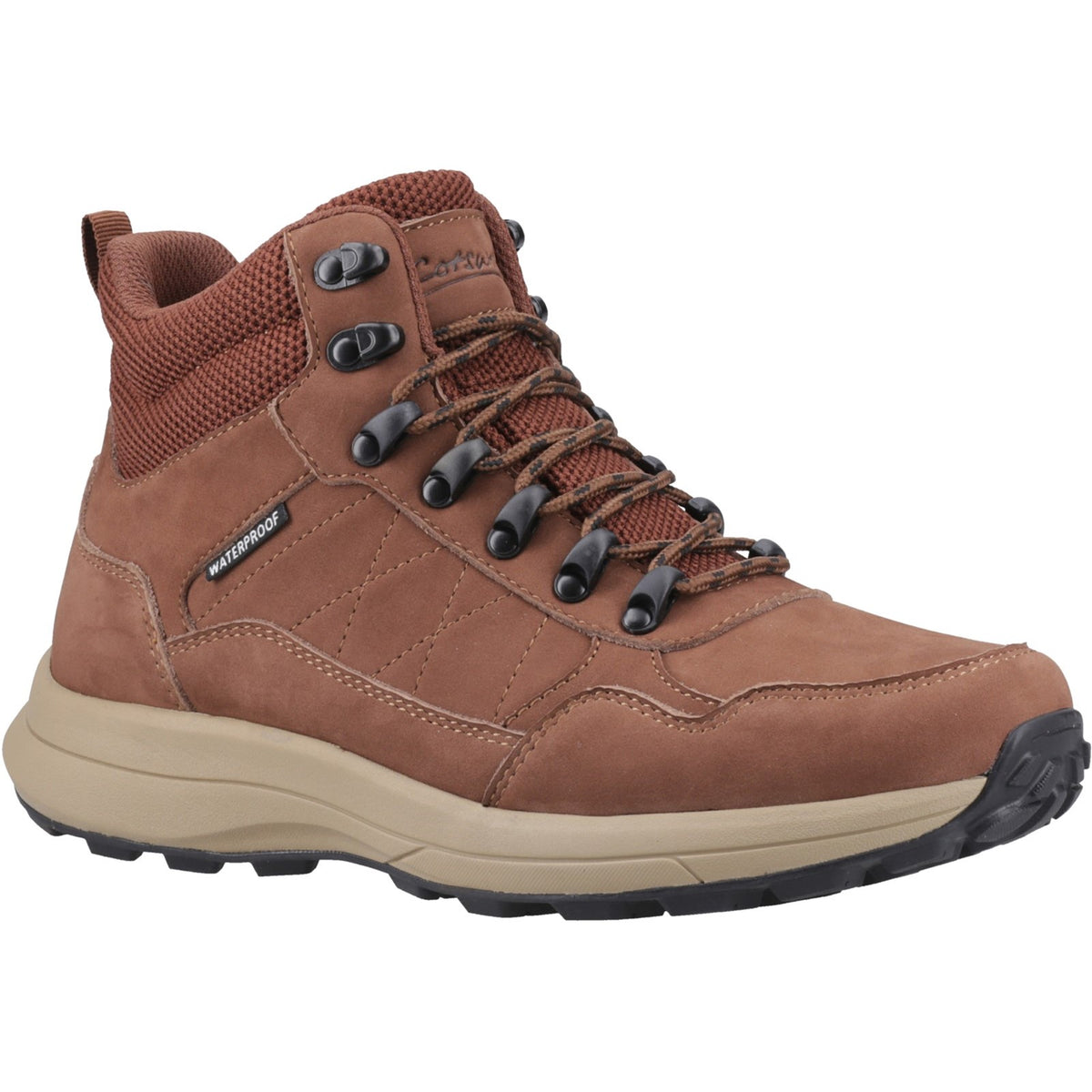 Cotswold Mens Oddington Mens Nubuck Brown