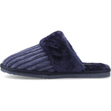 Hush Puppies Womens Arianna Cord Slipper Navy