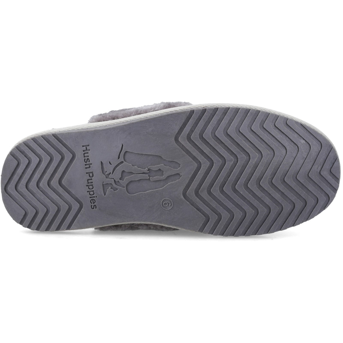 Hush Puppies Womens Arianna Cord Slipper Grey