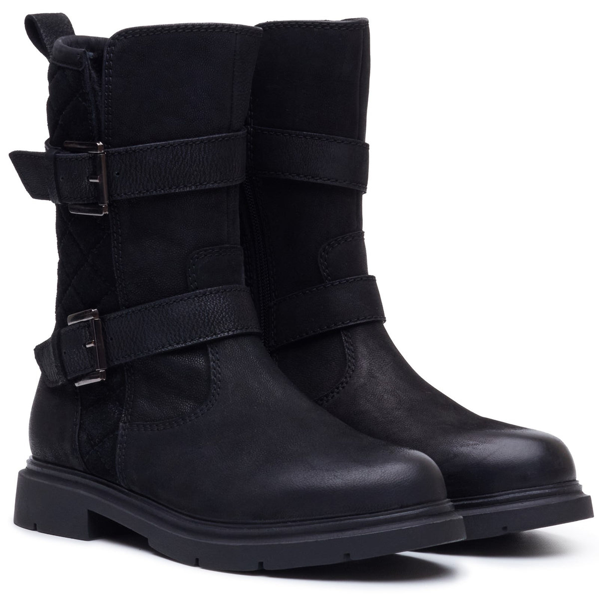Hush Puppies Womens Celine Buckle Boot BLACK