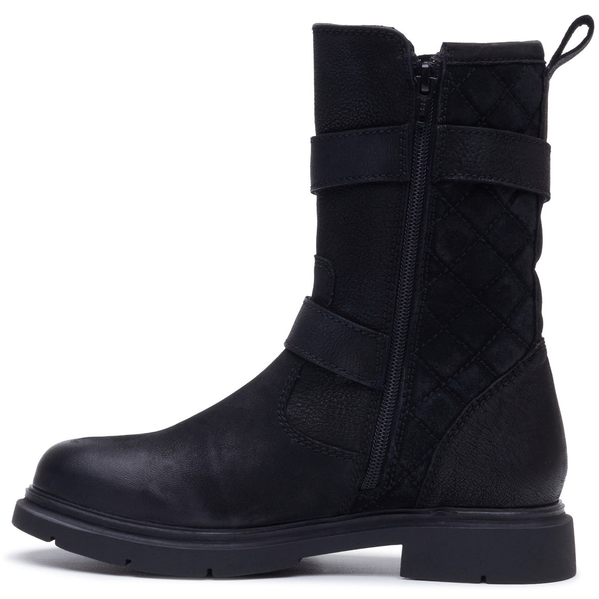 Hush Puppies Womens Celine Buckle Boot BLACK