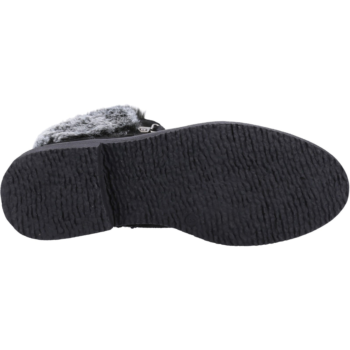 Hush Puppies Womens Florence Wide Fit Boot BLACK