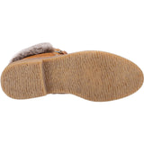 Hush Puppies Womens Florence Wide Fit Boot TAN