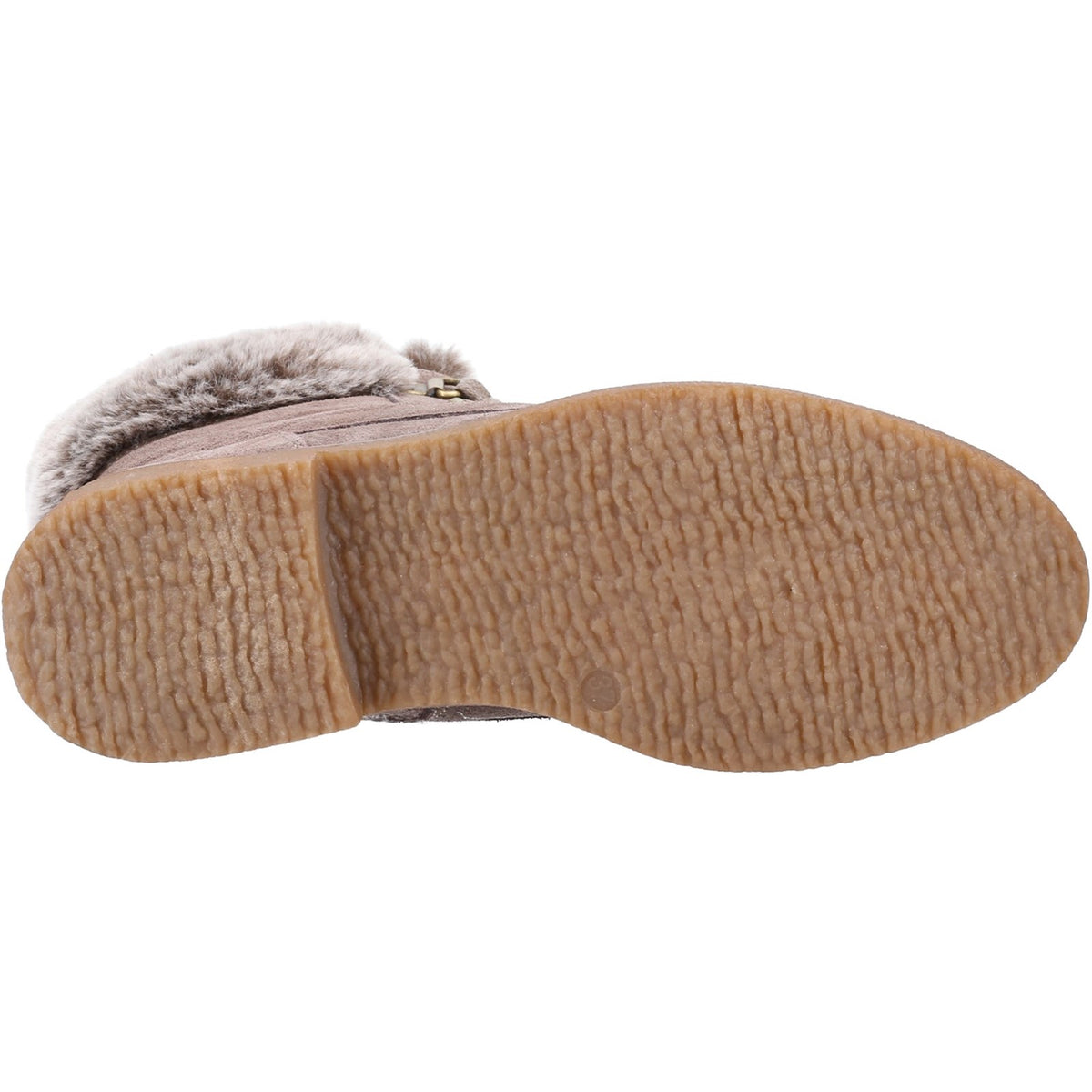 Hush Puppies Womens Florence Wide Fit Boot TAUPE