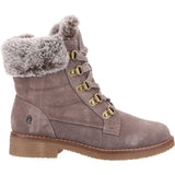 Hush Puppies Womens Florence Wide Fit Boot TAUPE