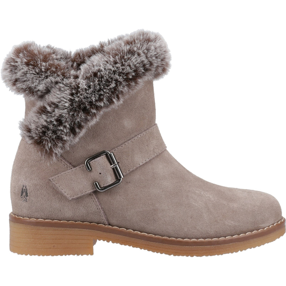 Hush Puppies Womens Hannah Wide Fit Boot TAUPE