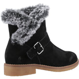 Hush Puppies Womens Hannah Wide Fit Boot BLACK