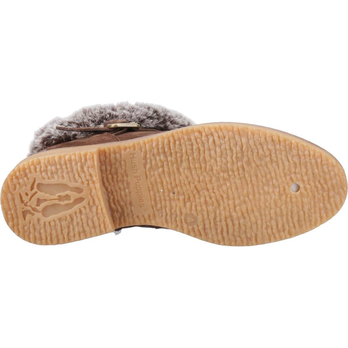 Hush Puppies Womens Hannah Wide Fit Boot Chocolate