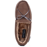 Hush Puppies Mens Ace Cord Slipper BROWN