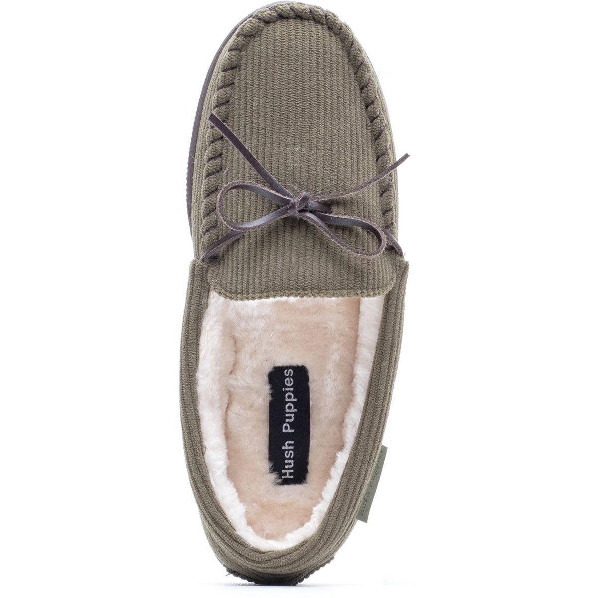 Hush Puppies Mens Ace Cord Slipper KHAKI