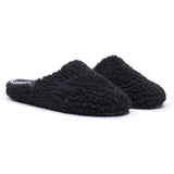 Hush Puppies Mens Good Teddy Slipper BLACK