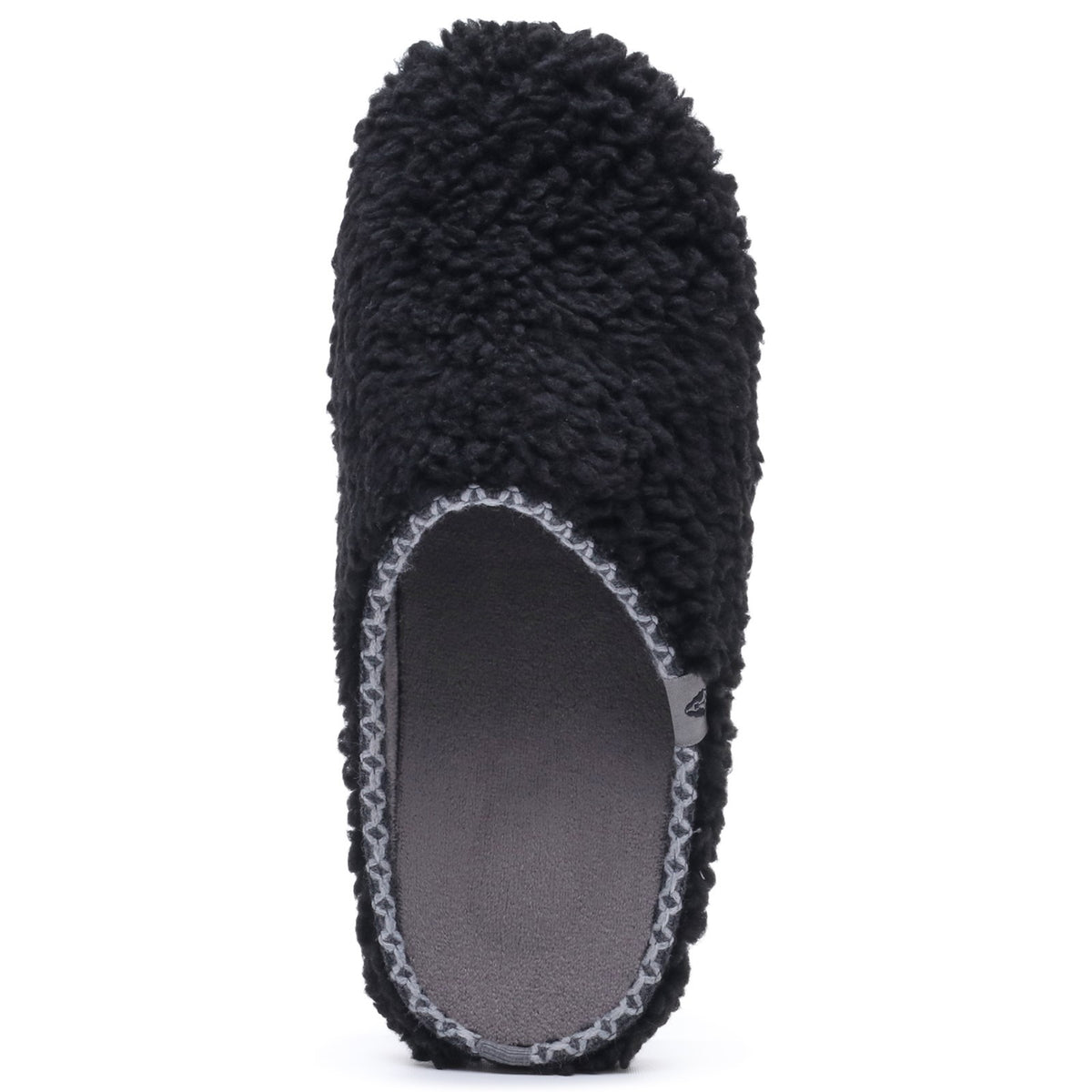 Hush Puppies Mens Good Teddy Slipper BLACK