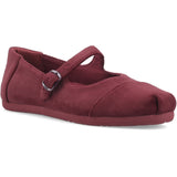 TOMS Womens Alpargata Mary Jane Dark Burgundy