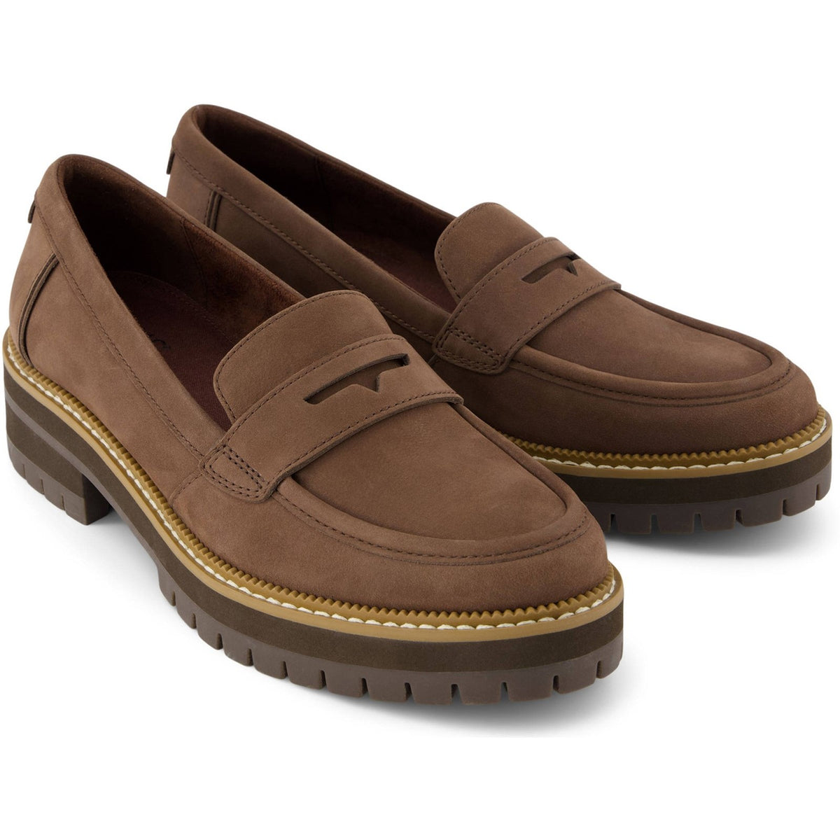 TOMS Womens Cara Loafer Oak Brown