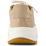 TOMS Womens Trvl Lite Wedge Sneaker Mid Taupe Metallic