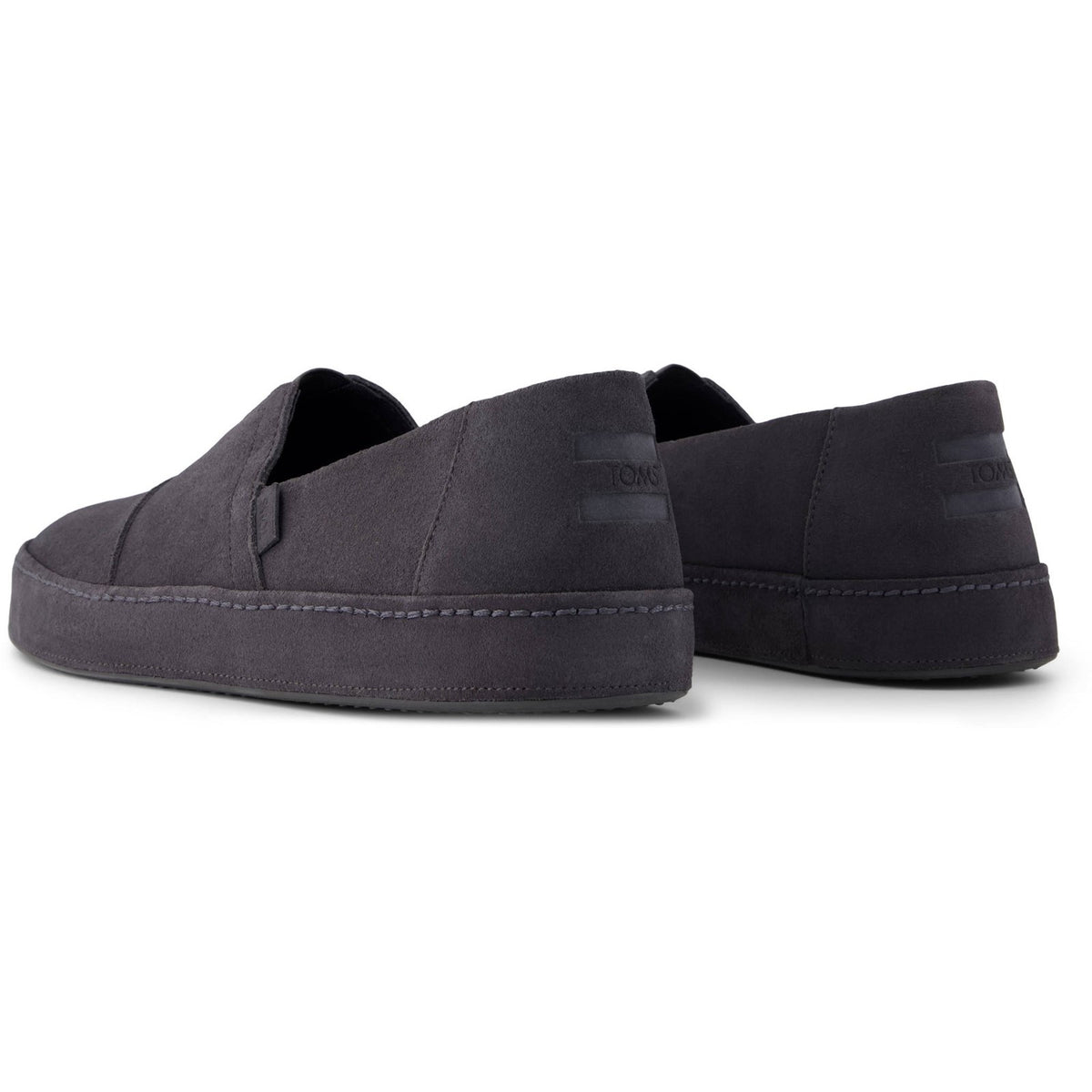 TOMS Mens Alpargata Premium Slip on Forged Iron