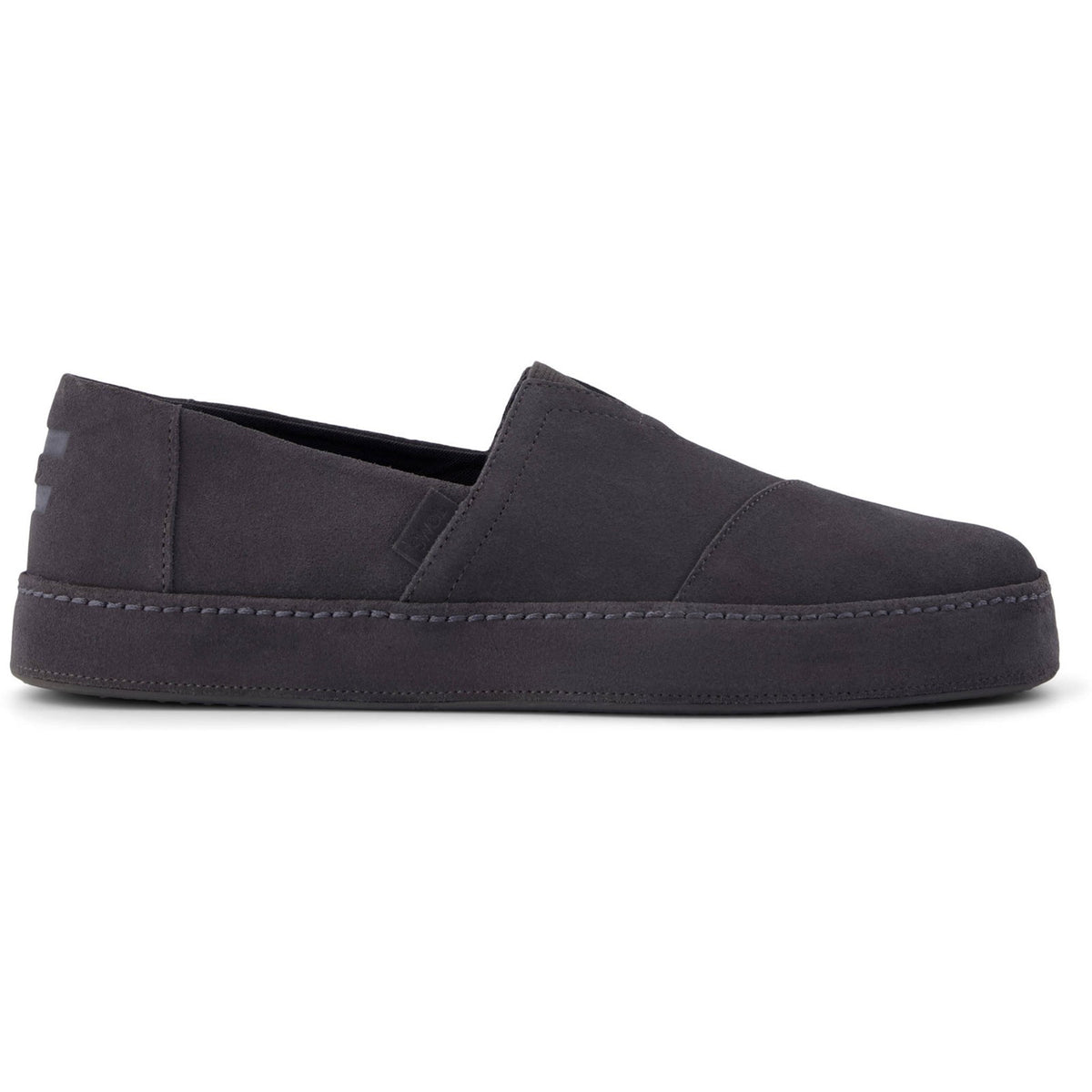 TOMS Mens Alpargata Premium Slip on Forged Iron