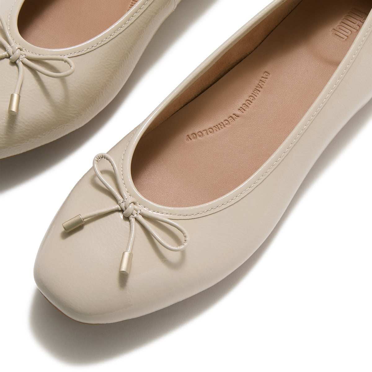 Fitflop Womens Delicato Bow Ballerina Hazy Taupe