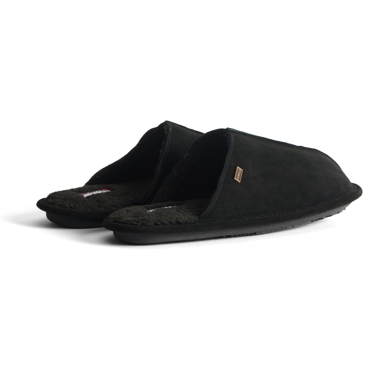 Hunter Mens MENS MULE SLIPPER BLACK
