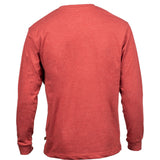 Caterpillar Mens Trademark Banner Long Sleeve T-Shirt Brick