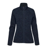 Stormtech Womens Yosemite Full Zip Fleece Jacket Heather Navy