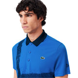Lacoste Mens Novak Djokovic Tennis Polo Shirt Blue