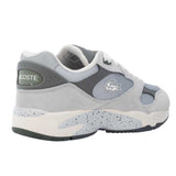 Lacoste Mens Storm 96 Vintage Leather Trainers Grey