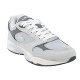 Lacoste Mens Storm 96 Vintage Leather Trainers Grey