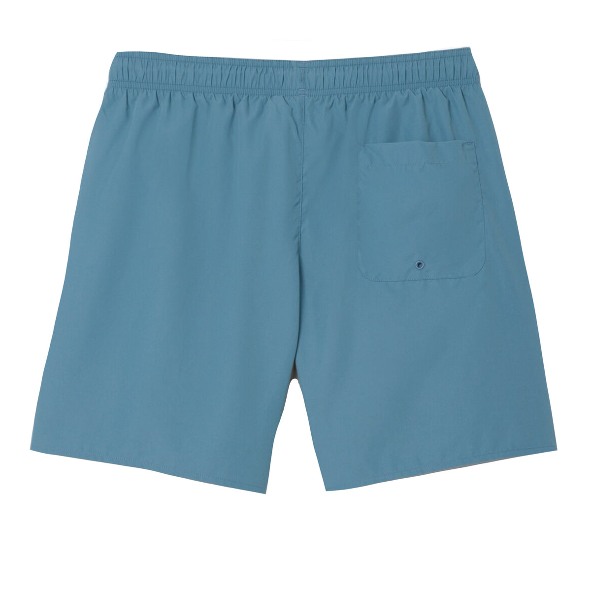 Lacoste Mens Monochrome Mid Length Swimming Trunks Blue