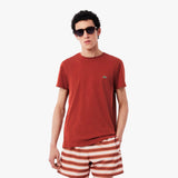 Lacoste Mens Pima Cotton T-Shirt Red