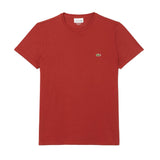 Lacoste Mens Pima Cotton T-Shirt Red
