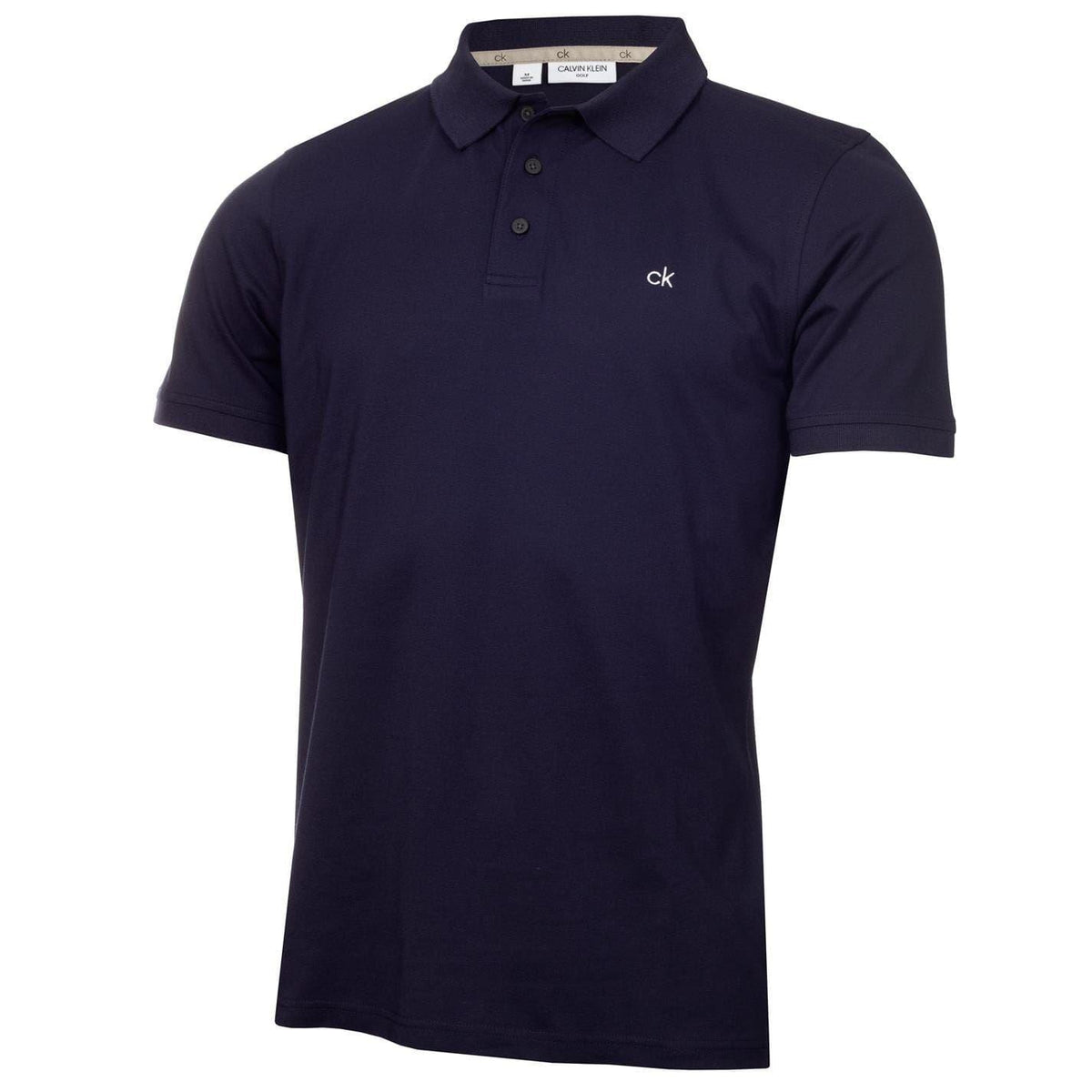 Calvin Klein Mens Golf Polo Shirt Navy