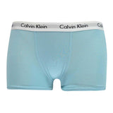 Calvin Klein Boys Boxer Shorts (Pack of 2) White/Aqua