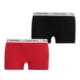 Calvin Klein Boys Boxer Shorts (Pack of 2) Black/Red