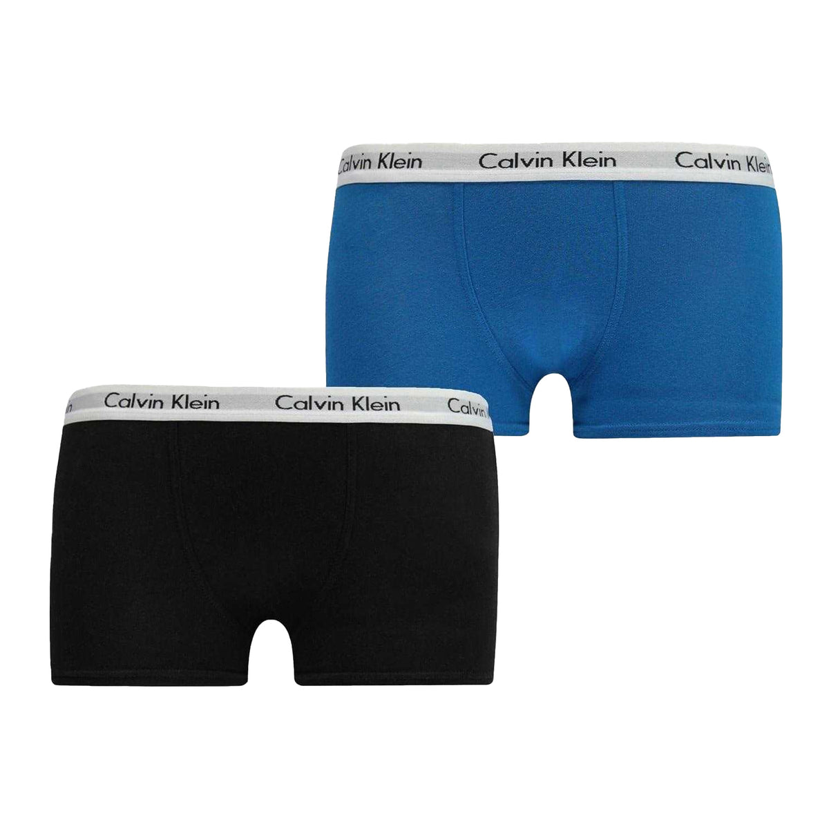 Calvin Klein Boys Boxer Shorts (Pack of 2) Black/Royal Blue