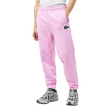Lacoste Womens Cotton Blend Jogging Bottoms Pink