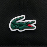 Lacoste Kids Logo Dobby Baseball Cap Black