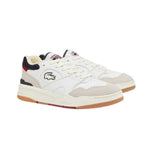 Lacoste Mens Lineshot Leather Ortholite Trainers Off White