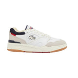 Lacoste Mens Lineshot Leather Ortholite Trainers Off White