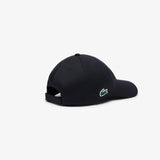 Lacoste Unisex Adult Tech Logo Cotton Twill Baseball Cap Black