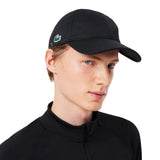 Lacoste Unisex Adult Tech Logo Cotton Twill Baseball Cap Black