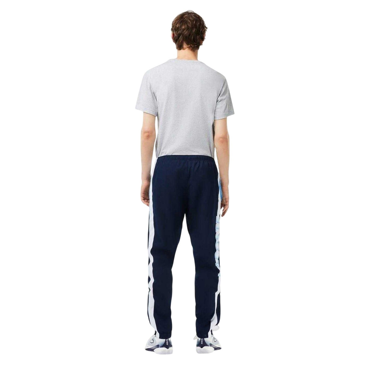 Lacoste Mens Slim Joggers Navy Blue/White
