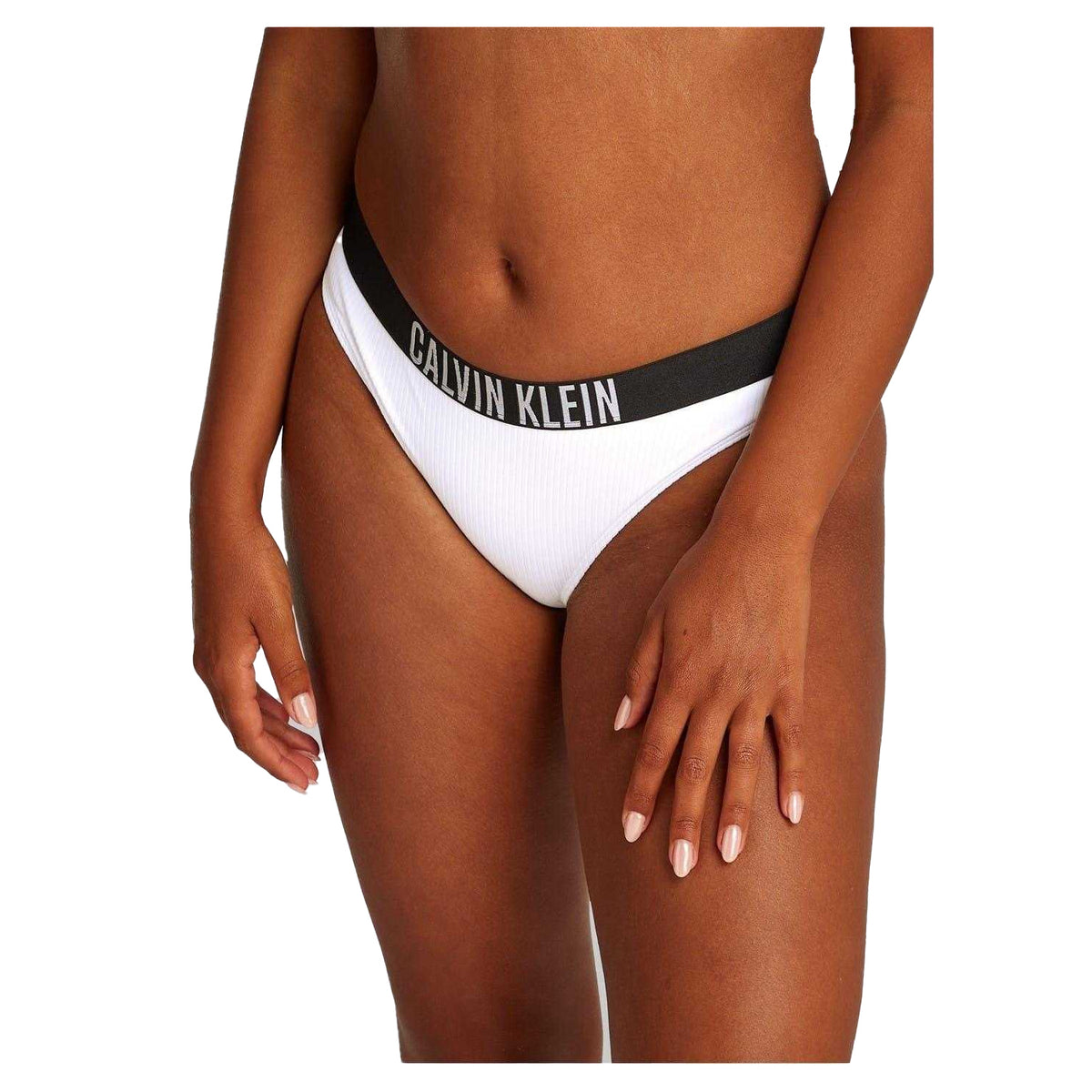 Calvin Klein Womens Bikini Bottoms Brilliant White