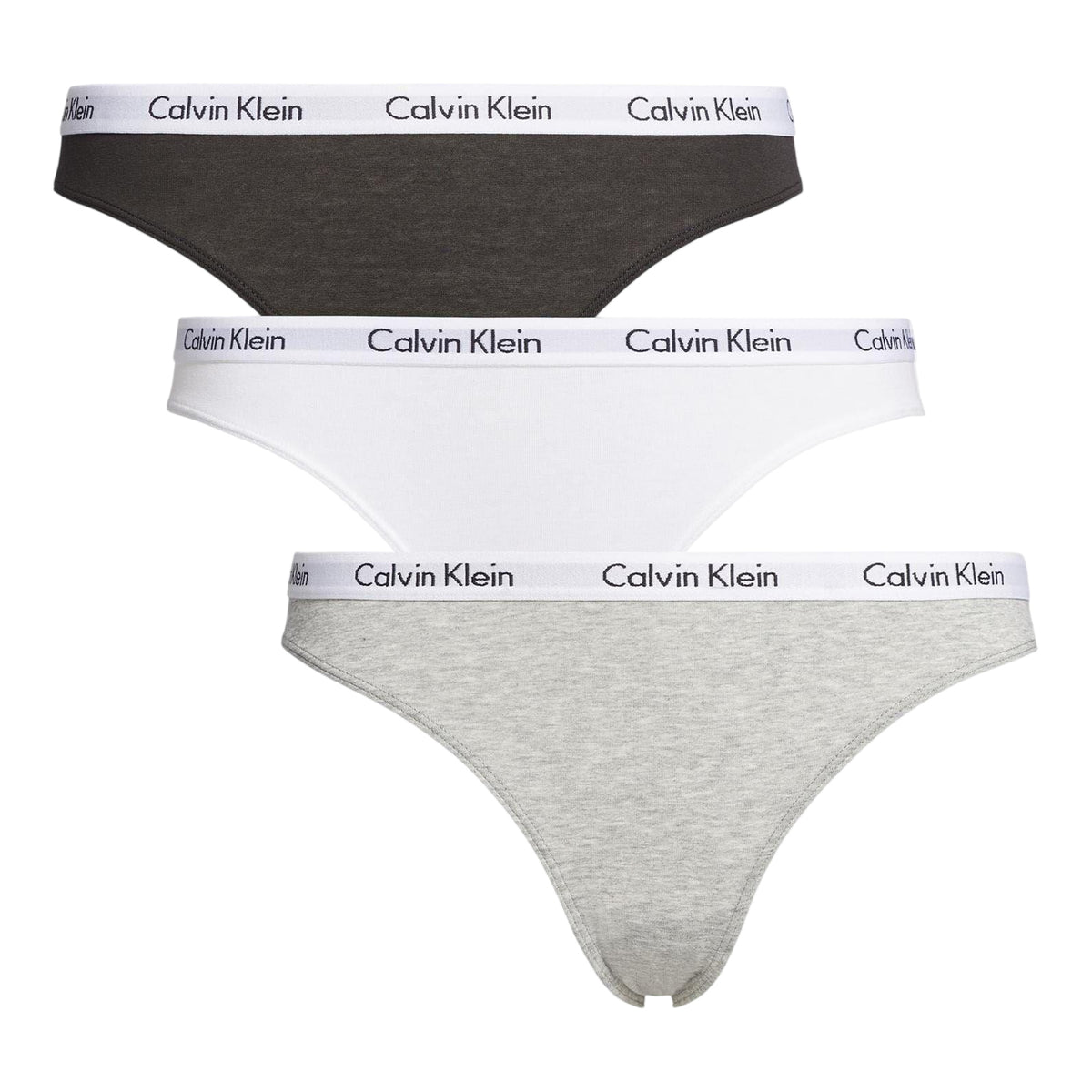 Calvin Klein Womens Carousel Briefs (Pack of 3) Grey