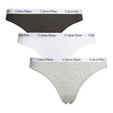 Calvin Klein Womens Carousel Briefs (Pack of 3) Grey